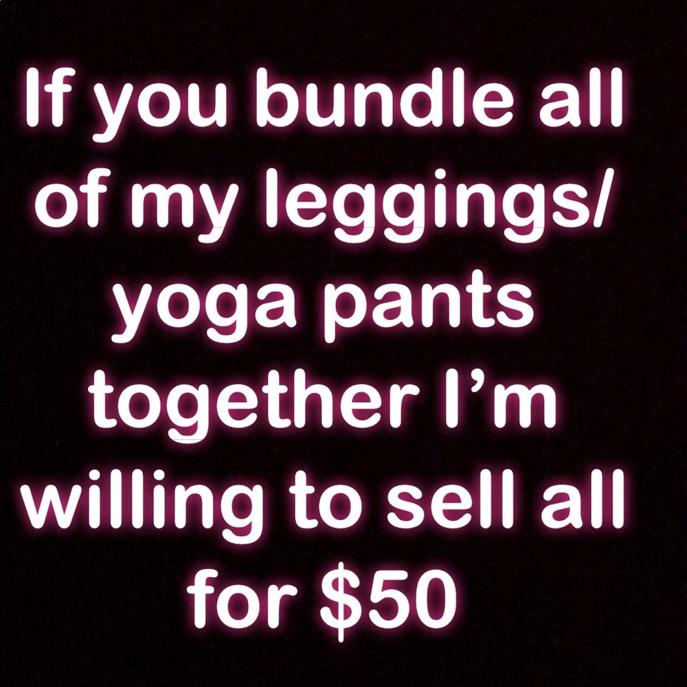 Leggings / yoga pants